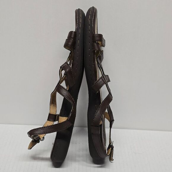BOC Brown Vegan Leather Sandals B.O.C. 8 - Picture 5 of 8